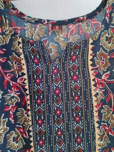 Floral Print Kurti Set