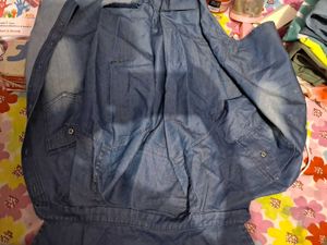 Denim Jacket and short kurti