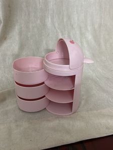 Cute Pink Bunny Stackable Container
