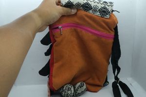 colourful owl sling bag