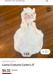 Carter's Llama romper