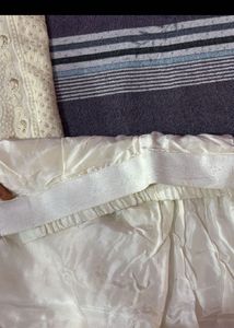 Elegant White Sequined Kurta Set