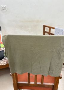 Olive Green T-Shirt with Black Stripes