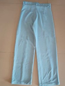 Light Blue Wide Leg Trousers