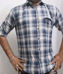 Men's Plaid Casual Shirt