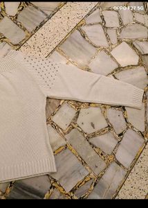 26. Pure Wool Cozy Cream Knit Sweater