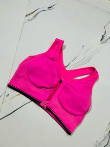 Comfortable Front Zip Sports Bra