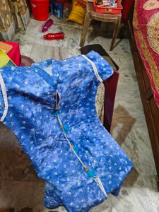 Blue Printed Kurta