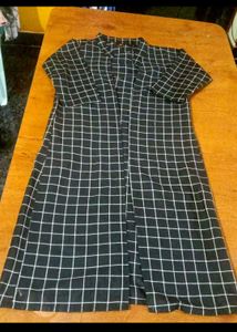 kurta with black jacket