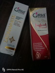 Qraa Instant Facial And Instan Fair look Cream com