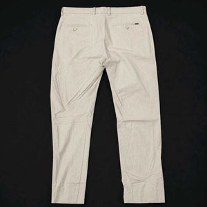 Park Avenue Work Neo Fit Beige Formal Trousers