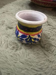 Hand Painted Decorative Pot