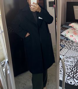 Black overcoat Coat NON NEGOTIABLE