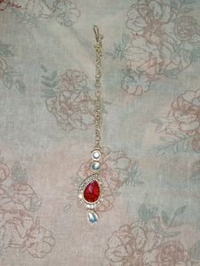 Choker Red Green Multicolour Stone Set