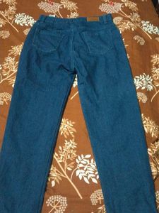 Blue Denim Jeans with Heart Detail