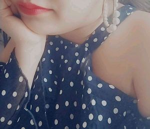 Chic Polka Dot Off-Shoulder Top