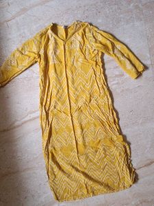 Yellow Ethnic Kurta
