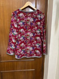 Floral Print Long Sleeve Top
