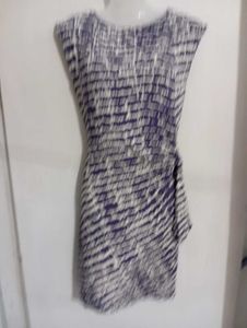 Women's Sleeveless Print Sheath Dress