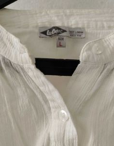 Chic White Peplum Blouse