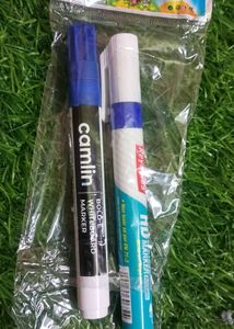 Marker,Duster, Scale &amp; Protractor..
