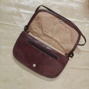 Vintage Brown Crossbody Bag