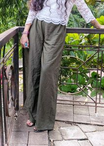 Palazzo Pant With Side Chain