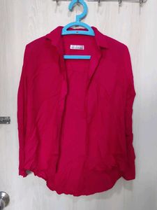 Pink Button-Down Shirt