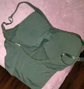 Puma Olive Green Sports Bra