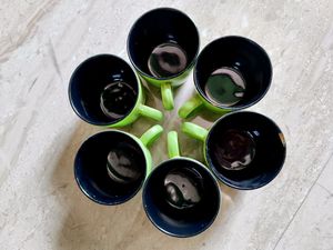 Green Cup Set Of 6