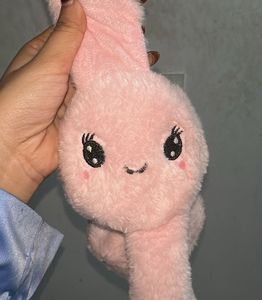 Cute Pink Bunny Earmuffs
