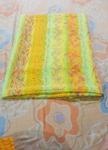 Vibrant Yellow & Green Floral suit