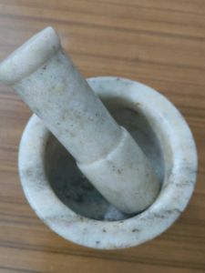 Marble Mortar and Pestle Set