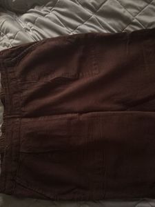 Cotton Brown Pyjama With Pockets