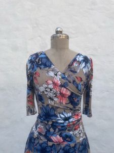 Floral Print Wrap Dress