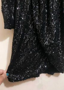 Black⚫Sparkling Sequins Dress For 36 Bust
