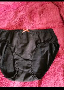 Black Briefs with Bow Accent