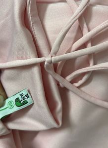 Elegant Light Pink Spaghetti Strap Dress