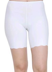 White Seamless Shapewear Shorts