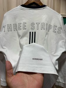 Adidas Aeroready 3 Strips Back Logo T-s*ity