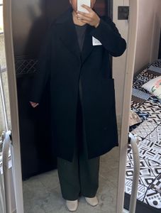 Black overcoat Coat NON NEGOTIABLE