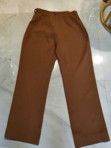 Brown Wide Leg Trousers