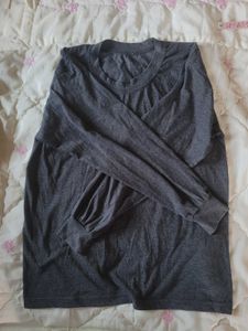 Gray Long Sleeve T-Shirt