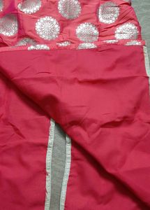 Embroidered partywear kurta ghaghra
