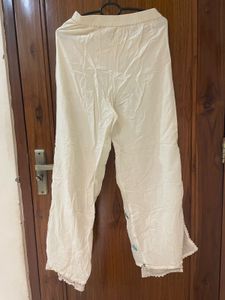 Floral Embroidered Palazzo Pants