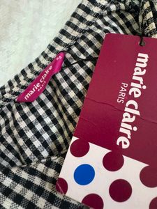 Cute Checks Ruffles Top