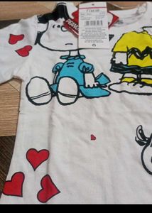 2-3 year Snoopy Graphic Tee &amp; Red Pants Set