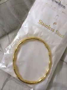 Elegant Bamboo Design Bangle