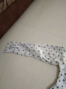 Yessica Polka Dot Button-Up Shirt