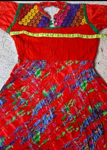 Red Full Long Frok